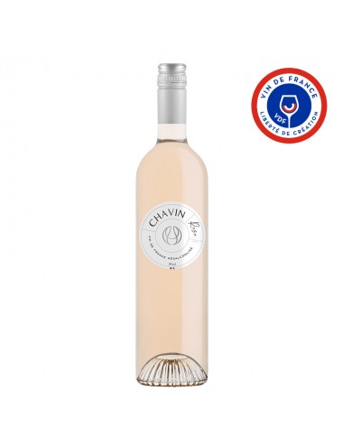 Vino rosato CHAVIN ZERO - Vino di Francia senza alcol 0,0%