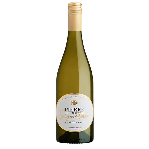 Pierre Zéro Signature Chardonnay vino bianco analcolico 0,5% biologico Sanzalc, cantina analcolica per adulti disinibiti